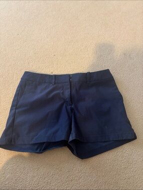 Navy women’s Nike golf shorts